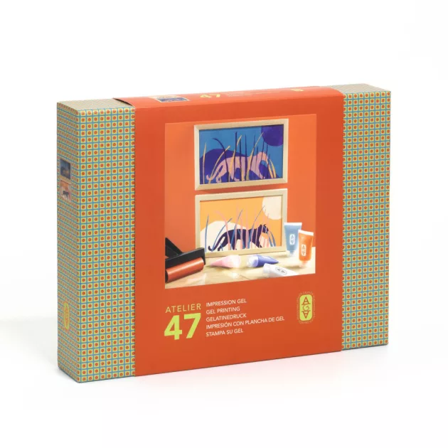 AGA Műterem 47 Gélnyomtatás Éjjel és nappal - Atelier 47 Gel Printing