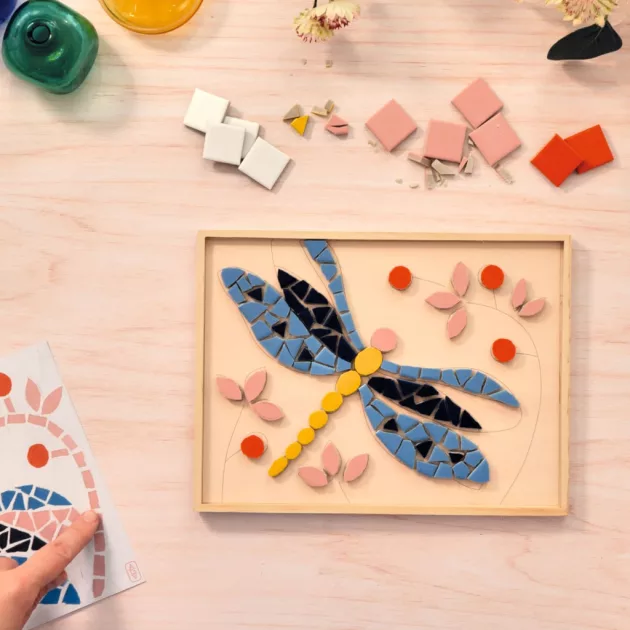 AGA Műterem 72 Mozaikkép Szítakötő - Atelier 72 Mosaic