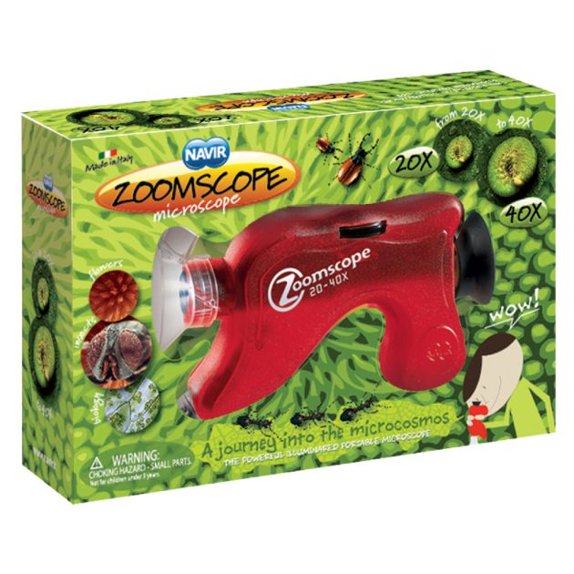 Navir Hordozható mikroszkóp, transzparens színek - Zoomscope – Microscope T-Color