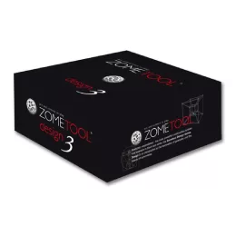   ZomeTool Tudományos modellező készlet - ZomeTool fekete-fehérben Design 3