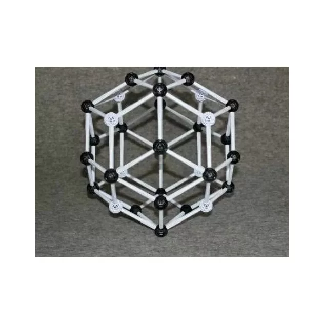 ZomeTool Tudományos modellező készlet - ZomeTool fekete-fehérben Design 5