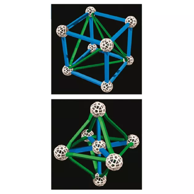 ZomeTool Tudományos modellező készlet - Zöld pálcák Green Lines