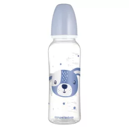   Canpol babies Keskeny nyakú cumisüveg, CUTE ANIMALS, 250 ml - kutya