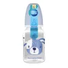 Canpol babies Keskeny nyakú cumisüveg CUTE ANIMALS 120ml - Blue