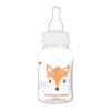 Canpol babies Keskeny nyakú cumisüveg CUTE ANIMALS 120ml - Orange