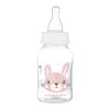 Canpol babies Keskeny nyakú cumisüveg CUTE ANIMALS 120ml - Pink