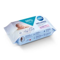 Canpol babies Nedves törlőkendő 99% víztartalommal 60db