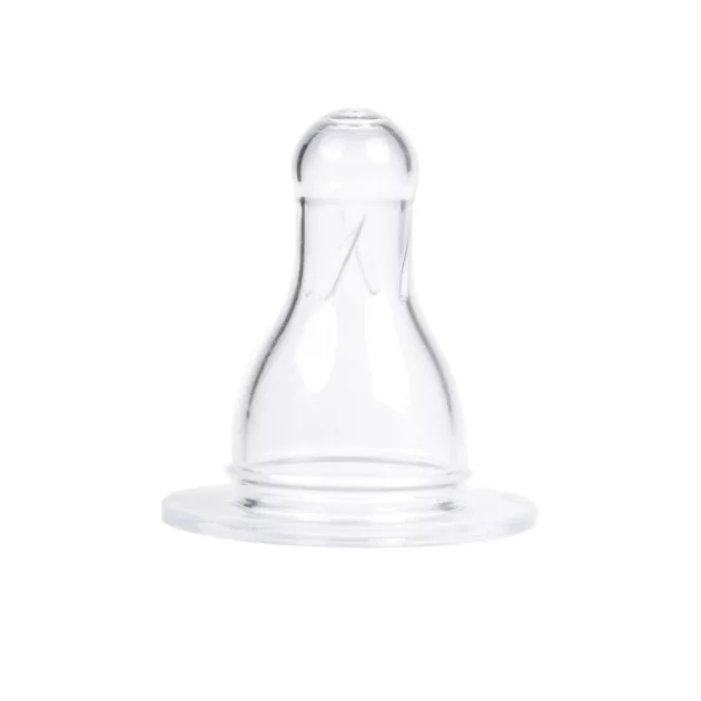 Canpol babies Univerzális, szilikon, gyors áramlású etetőcumi, keskeny cumisüveghez, 12hó+, 2db