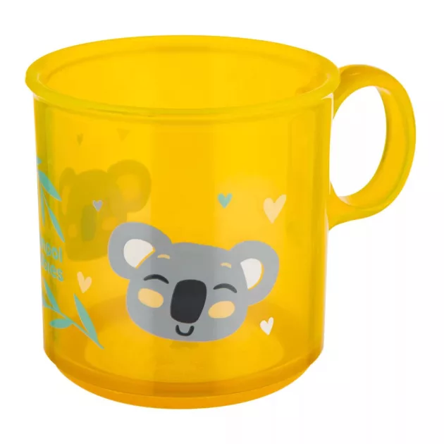 Canpol babies Csúszásmentes pohár, 170ml, EXOTIC ANIMALS, sárga