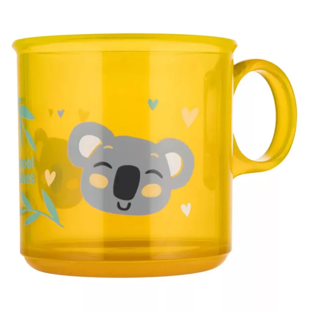 Canpol babies Csúszásmentes pohár, 170ml, EXOTIC ANIMALS, sárga