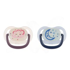   Canpol babies Szilikon anatómiai cumi 0-6hó NIGHT DREAMS 1db