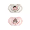 Canpol babies Szilikon szimmetrikus cumi, Light touch, 18hó+, 2db, BONJOUR PARIS - rózsaszín