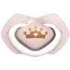 Canpol babies Szilikon szimmetrikus cumi, 0-6hó, 2db, ROYAL BABY - rózsaszín