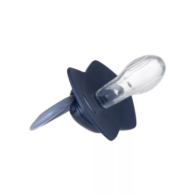 Canpol babies Szilikon szimmetrikus cumi, Light touch, 0-6hó, 2db, GOLD - kék