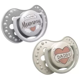 LOVI Dinamikus nyugtató I LOVE cumi 0-6hó 2 db