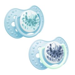 Lovi Szilikon dinamikus cumi TIE DYE 0-3hó 2db - fiú