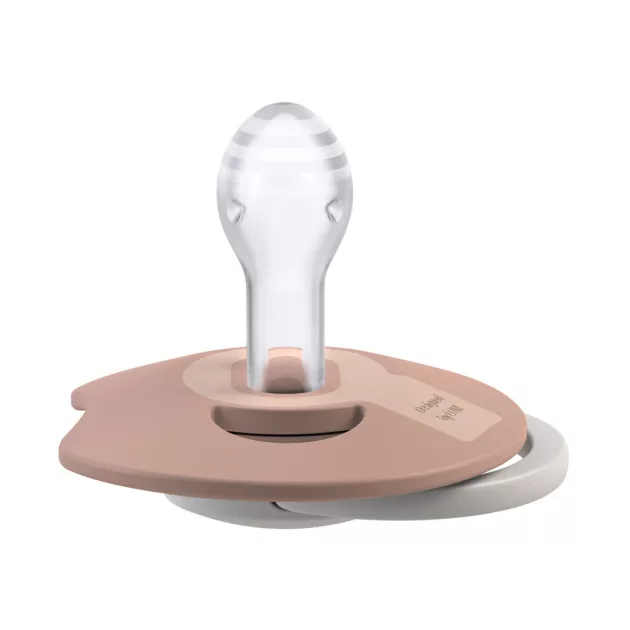 LOVI Világító dinamikus szilikon cumi PRIME 18hó+ 2db - Ivory/Blush