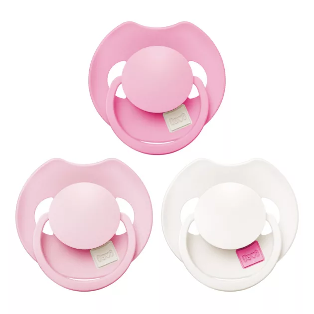 LOVI PRIME Tutti Frutti szilikon dinamikus cumi 18hó+ 3db Peony Pink