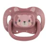 Canpol babies Szilikon szimmetrikus cumi, 0-6hó, 1db, CUTE ANIMALS - pink