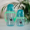 Canpol babies Szilikon ivócsőrős tanulópohár, világító fogantyúval, EXOTIC ANIMALS, 120 ml, kék