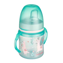   Canpol babies Szilikon ivócsőrős tanulópohár, 120 ml, EXOTIC ANIMALS - zöld