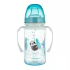Canpol babies Szilikon ivócsőrős tanulópohár, világító fogantyúval, EXOTIC ANIMALS, 240 ml, kék