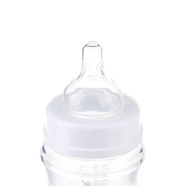 Canpol babies Anti-kólikás cumisüveg, EasyStart, EXOTIC ANIMALS, 120 ml - kék