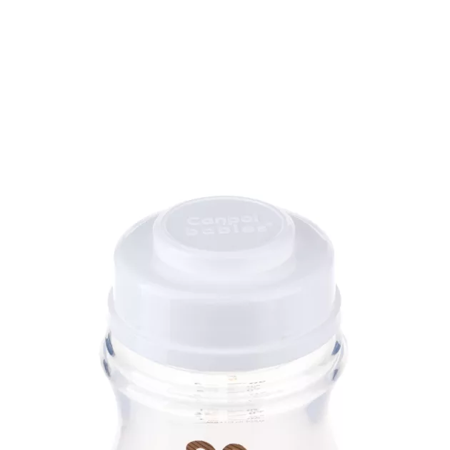 Canpol babies Anti-kólikás cumisüveg, EasyStart, EXOTIC ANIMALS, 120 ml - kék