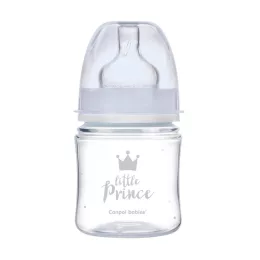   Canpol babies Anti-kólikás cumisüveg, EasyStart, ROYAL BABY, 120 ml - kék
