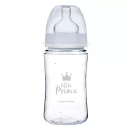   Canpol babies Anti-kólikás cumisüveg, EasyStart, ROYAL BABY, 240 ml - kék