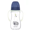 Canpol babies Anti-kólikás cumisüveg, világító fogantyúval, EasyStart, SLEEPY KOALA, 300 ml - kék