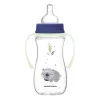 Canpol babies Anti-kólikás cumisüveg, világító fogantyúval, EasyStart, SLEEPY KOALA, 300 ml - kék