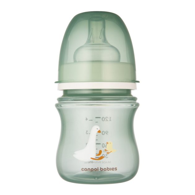 Canpol babies Anti-kólikás cumisüveg EasyStart GOOSE 120 ml