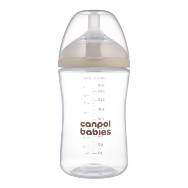 Canpol babies Natural Shape anti-kólikás cumisüveg 260ml
