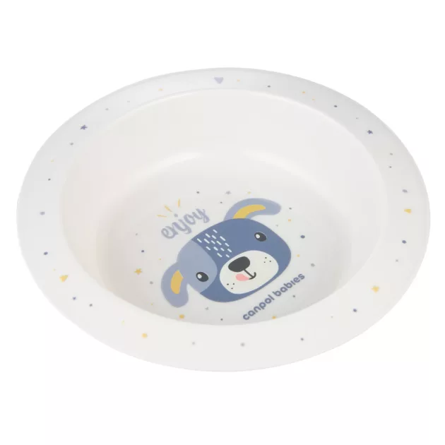 Canpol babies Műanyag tál CUTE ANIMALS 270ml - kutya