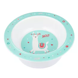   Canpol babies Melamine tál tapadókoronggal, 270ml, EXOTIC ANIMALS - türkiz