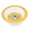 Canpol babies Melamine tál tapadókoronggal, 270ml, EXOTIC ANIMALS - sárga