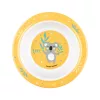 Canpol babies Melamine tál tapadókoronggal, 270ml, EXOTIC ANIMALS - sárga