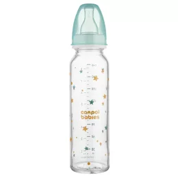 Canpol babies Keskeny cumisüveg, TOYS, 240 ml