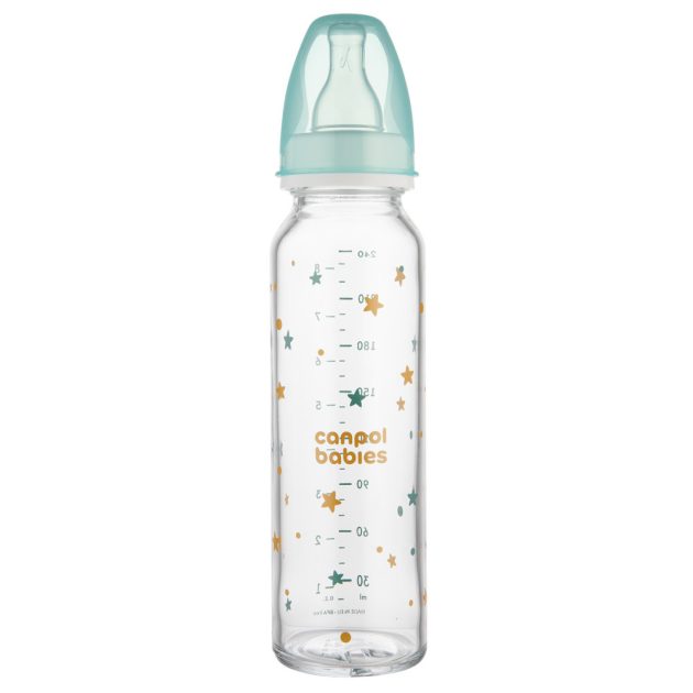 Canpol babies keskeny cumisüveg TOYS 240ml