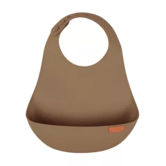 LOVI Szilikon előke zsebbel - Granola