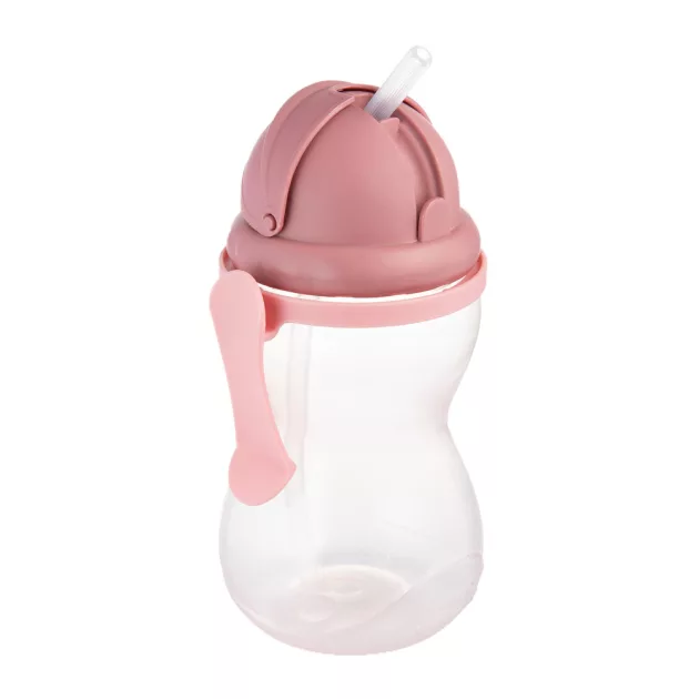 Canpol babies Sport itatópohár szívószállal, 370ml, rózsaszín