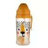 Canpol babies Cseppmentes sport itatópohár súlyozott szívószállal BabiesBoo 350ml - gepárd