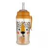 Canpol babies Cseppmentes sport itatópohár súlyozott szívószállal BabiesBoo 350ml - gepárd