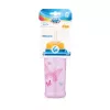 Canpol babies Cseppmentes itatópohár, szilikon szívószállal, 350 ml, BUTTERFLY - rózsaszín