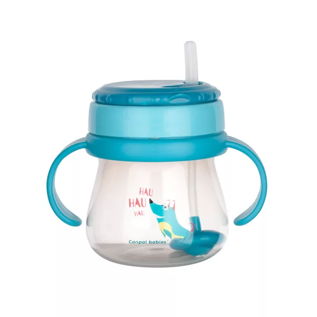 Canpol babies Innovatív itatópohár, flip-top szívószállal, 250 ml