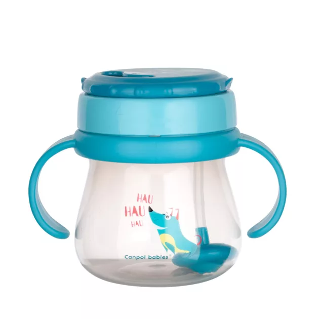Canpol babies Innovatív itatópohár, flip-top szívószállal, 250 ml