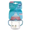 Canpol babies Itatópohár szilikonos ivócsőrrel, FirstCup, 150 ml, Bonjour Paris - kék