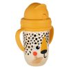 Canpol babies Súlyozott szívószálas itatópohár, 270ml, BabiesBoo, gepárd