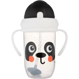   Canpol babies Súlyozott szívószálas itatópohár, 270ml, BabiesBoo, panda
